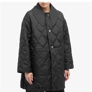 GANNI reversible recycled ripstop nylon coat              NEW NEVER WORN